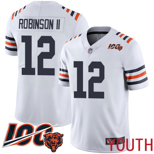 Chicago Bears Limited White Youth Allen Robinson Jersey NFL Football 12 100th Season